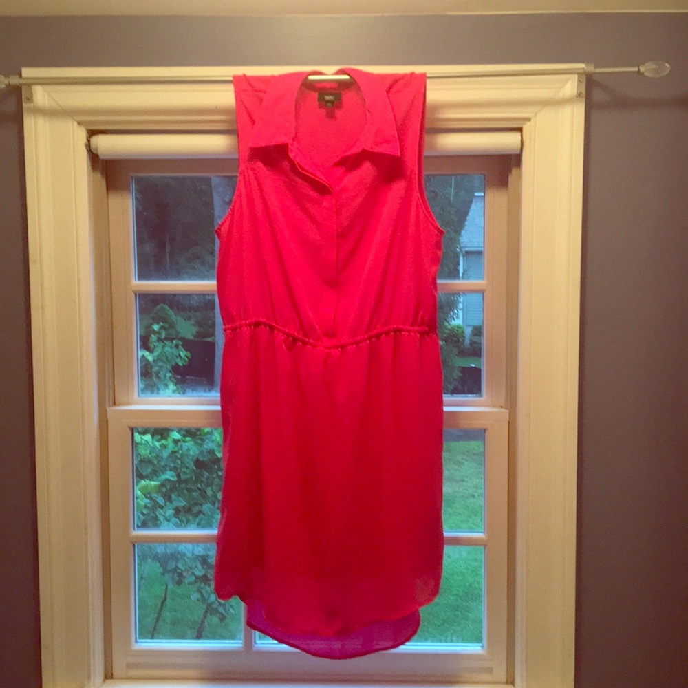 Hot pink dress